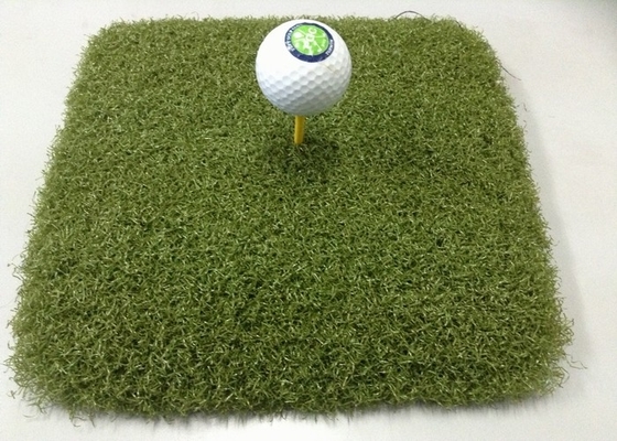 Nylon Curly Monofilament Artificial Grass , Golf Synthetic Putting Greens