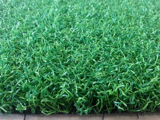 Nylon Curly Yarn Bicolor Hockey Artificial Grass Turf 10mm Height