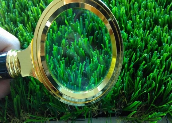 30mm Up-Straight Garden Artificial Grass , U Shape Residential Artificial Lawn